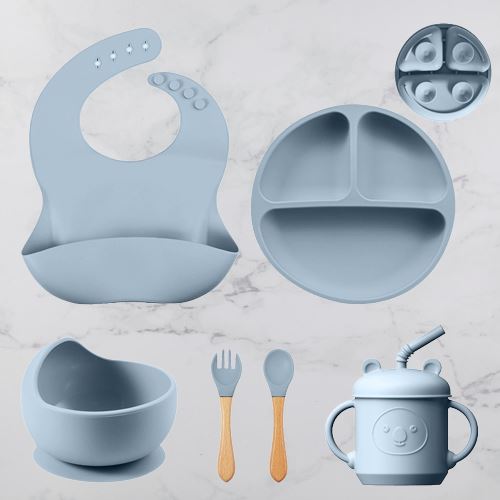 BabySet™ - Alimentation bébé set en silicone - Le nuage de shama